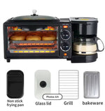 Charger l&#39;image dans la galerie, Appareil Petit Déjeuner 3 en 1 – Four + Café + Grill | Livraison gratuite! ☕🍞🔥
