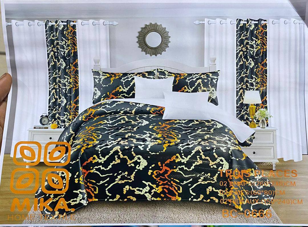 Draps + Taies (Option Rideau) – Livraison Gratuite