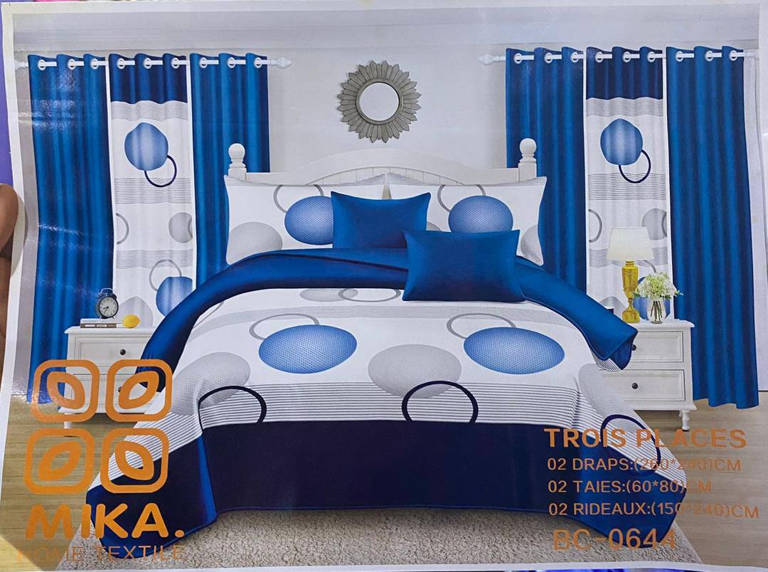 Draps + Taies (Option Rideau) – Livraison Gratuite