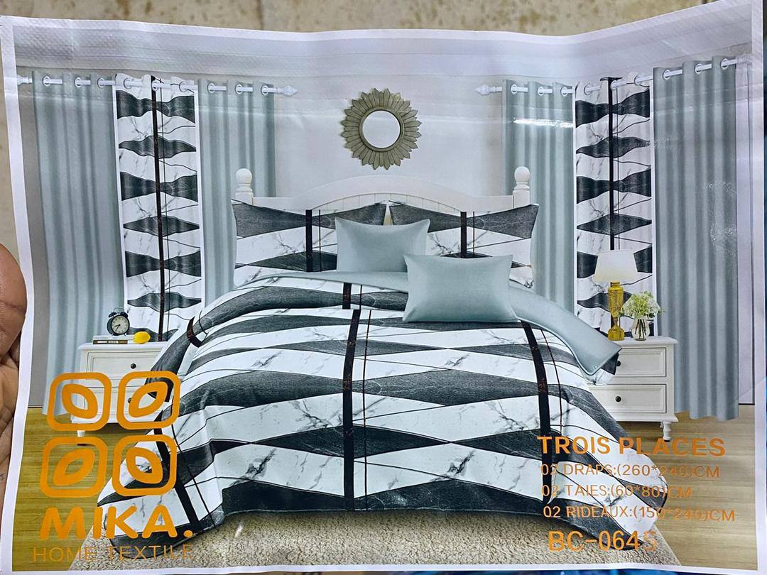 Draps + Taies (Option Rideau) – Livraison Gratuite