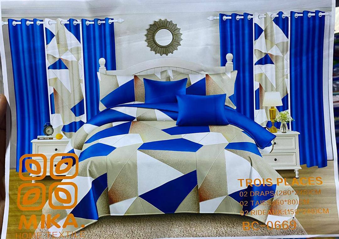 Draps + Taies (Option Rideau) – Livraison Gratuite