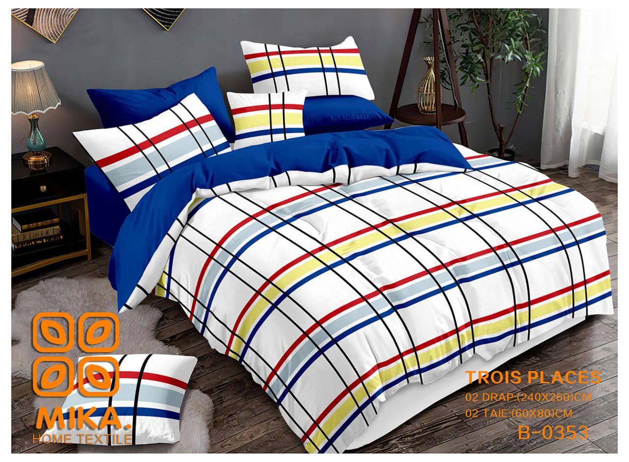 Draps + Taies (Option Rideau) – Livraison Gratuite