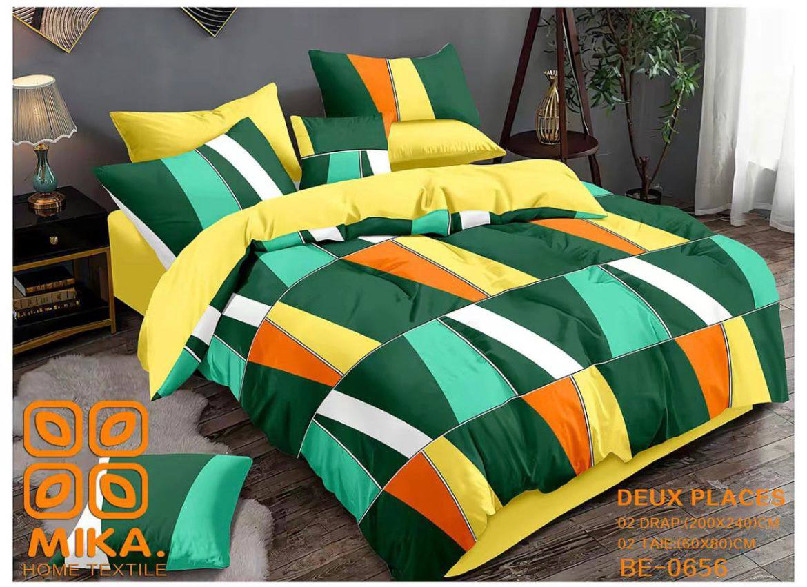 Draps + Taies (Option Rideau) – Livraison Gratuite